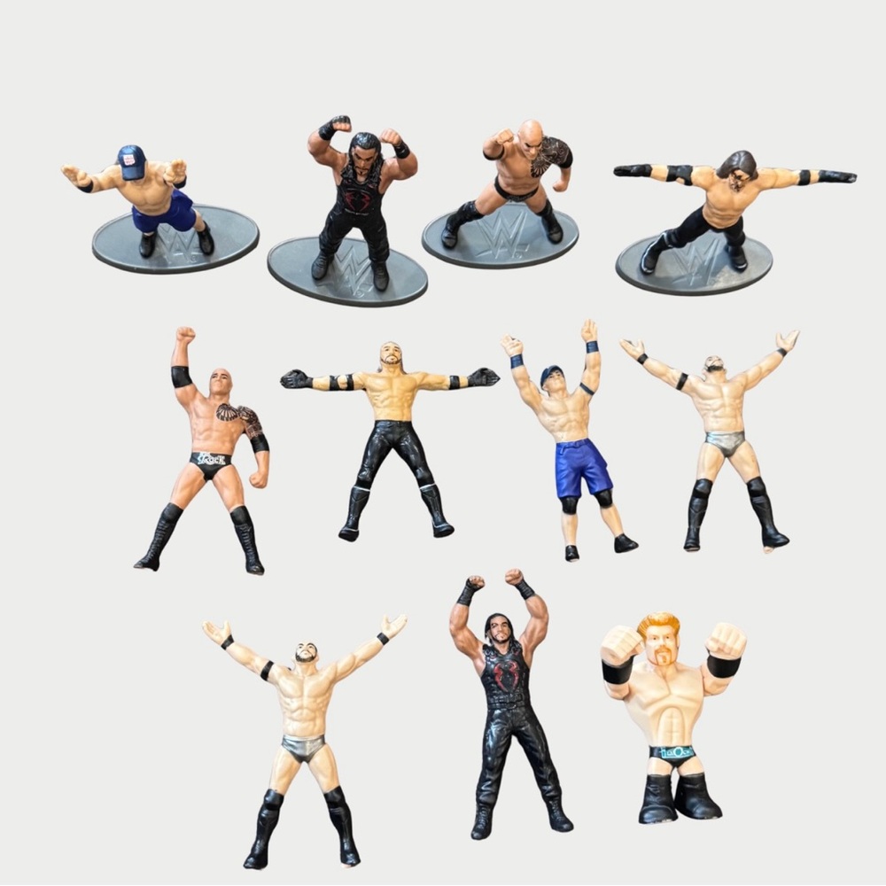 Wrestling Figures Cake Toppers